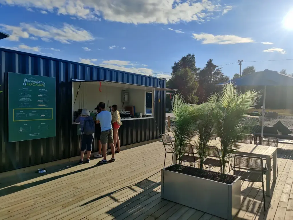 Skärgårdsluckan i solen